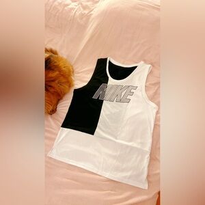 Nike Dri-Fit Gym Work Out Athletic Tank Top Black And  Men's Large standard fit